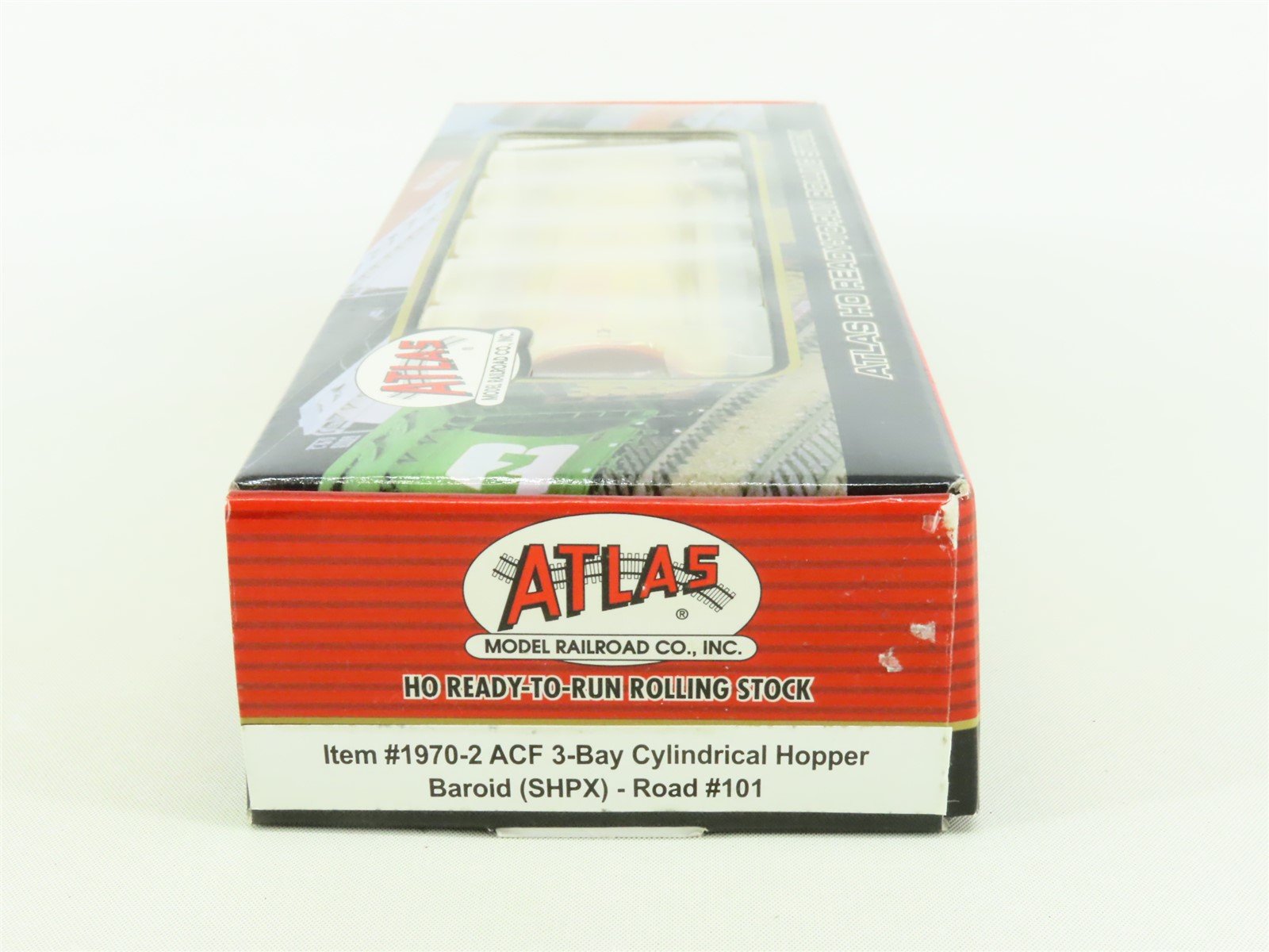HO Scale Atlas #1970-2 BDNX Baroid 3-Bay Cylindrical Hopper #101 - SEA ...