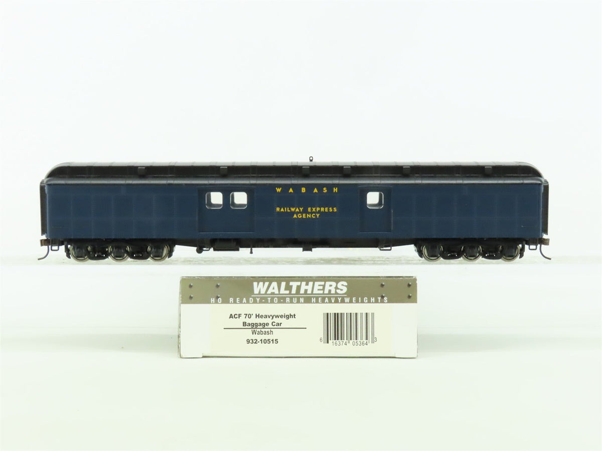 HO Walthers #932-10515 WAB Wabash Heavyweight ACF 70&#39; Baggage Passenger