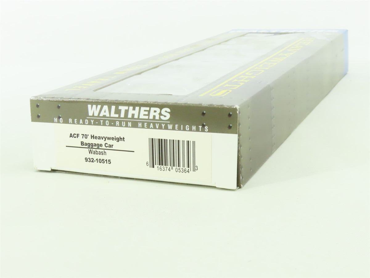 HO Walthers #932-10515 WAB Wabash Heavyweight ACF 70&#39; Baggage Passenger