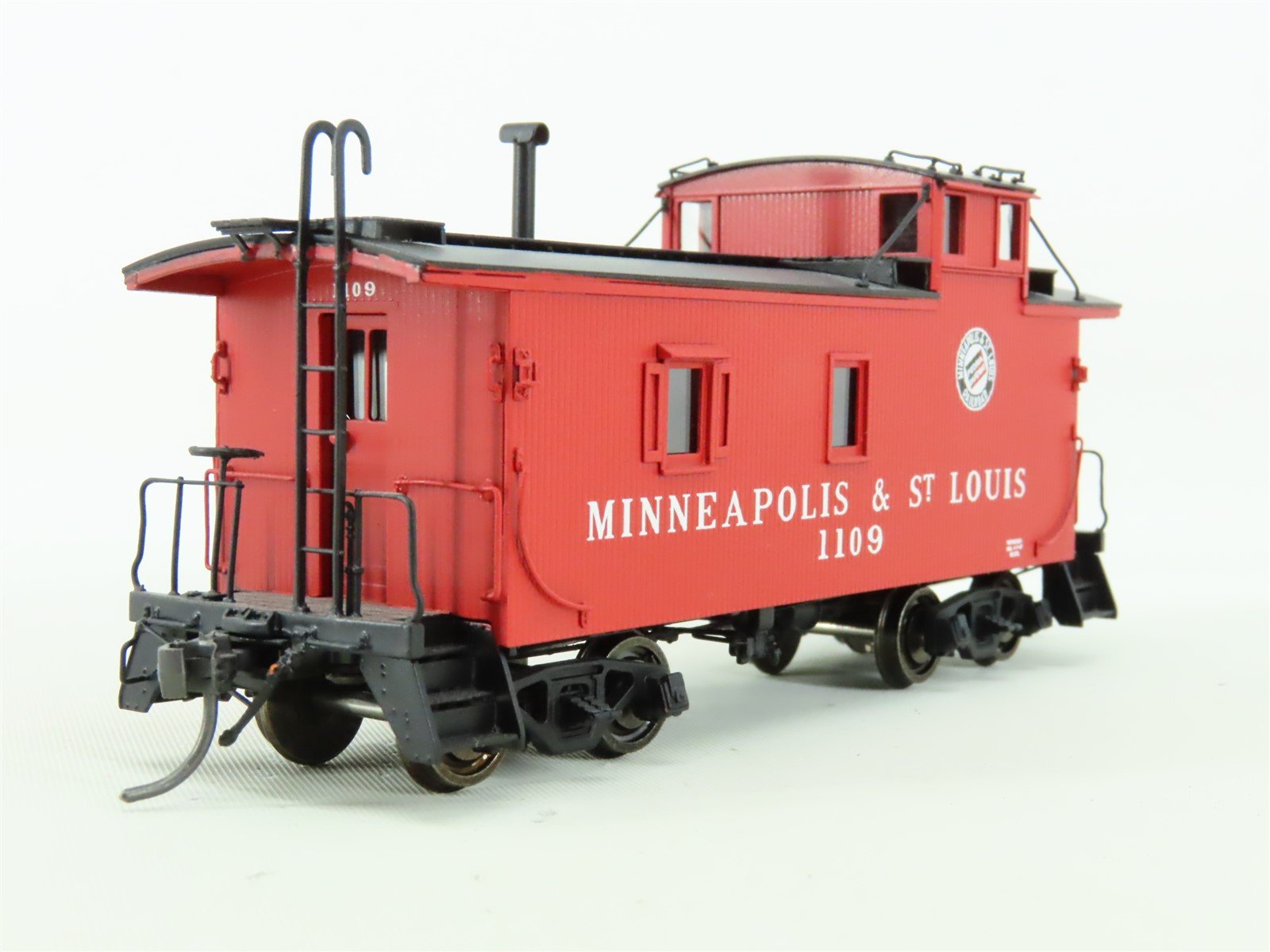 HO Scale Division Point/Rendezvous BRASS 1109 M&StL Offset Cupola Caboose #1109
