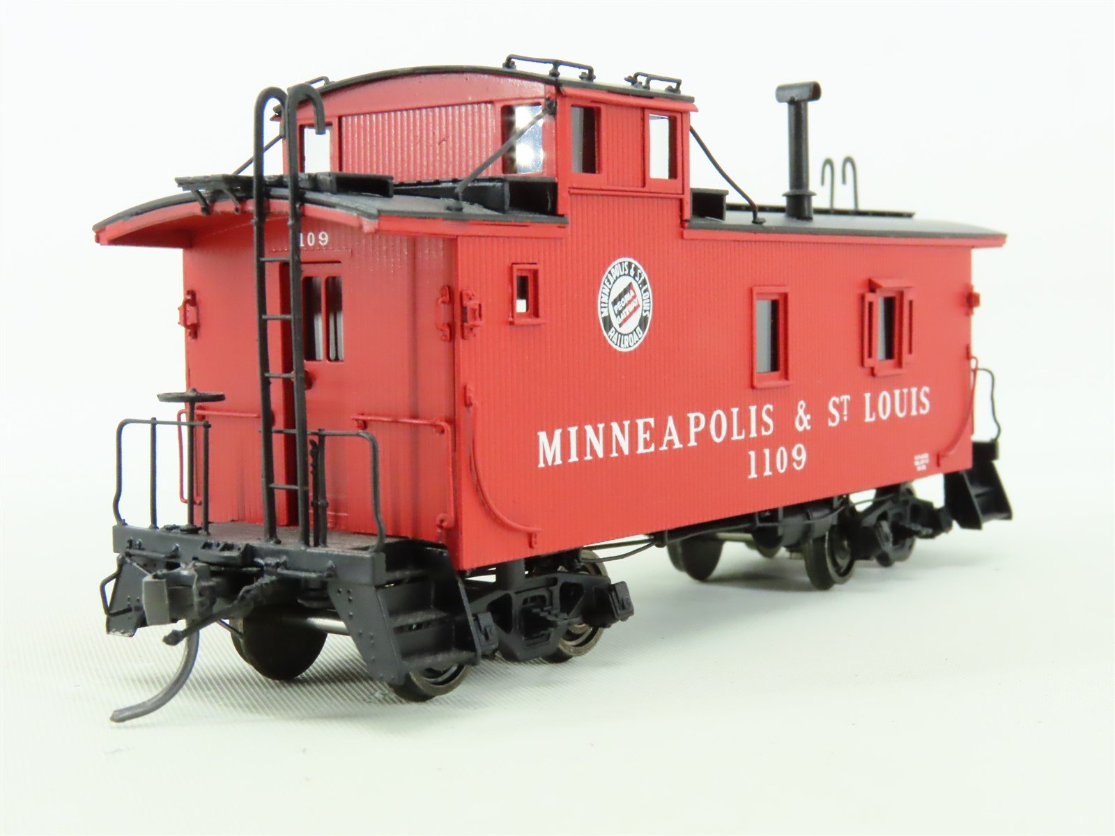HO Scale Division Point/Rendezvous BRASS 1109 M&StL Offset Cupola Caboose #1109