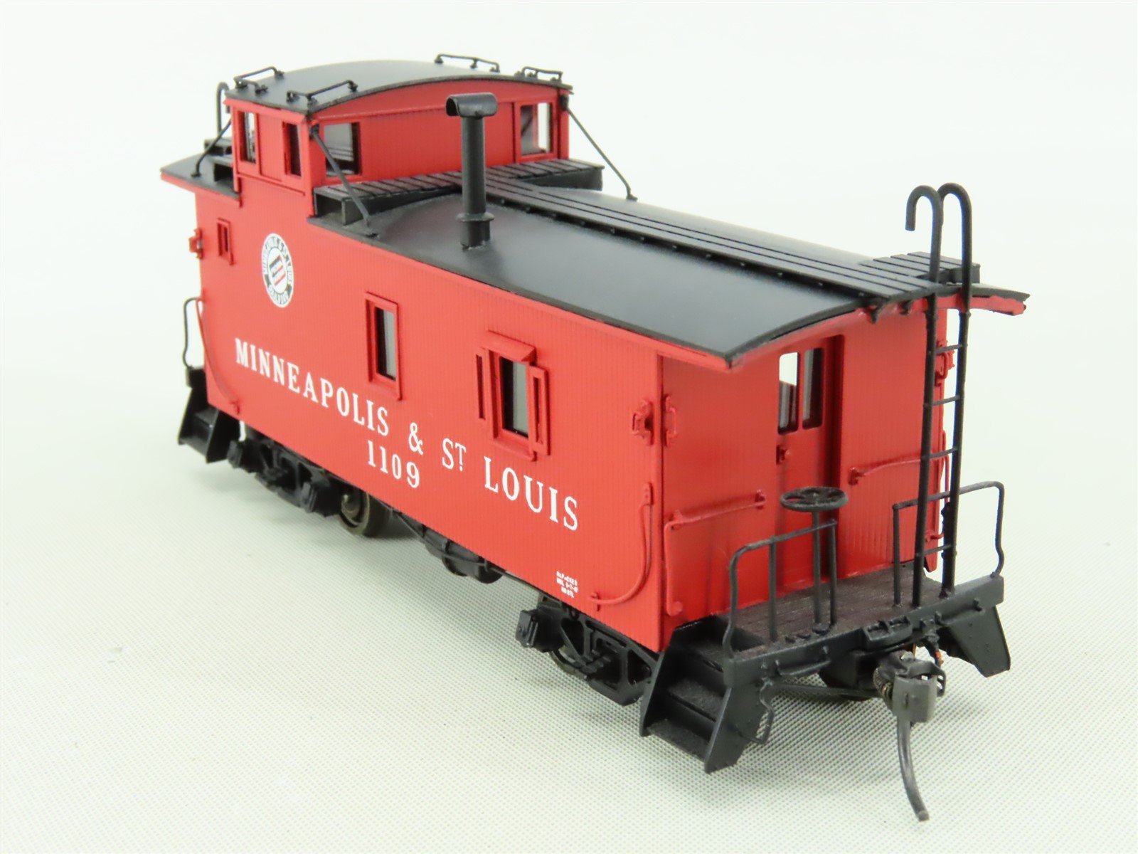 HO Scale Division Point/Rendezvous BRASS 1109 M&StL Offset Cupola Caboose #1109