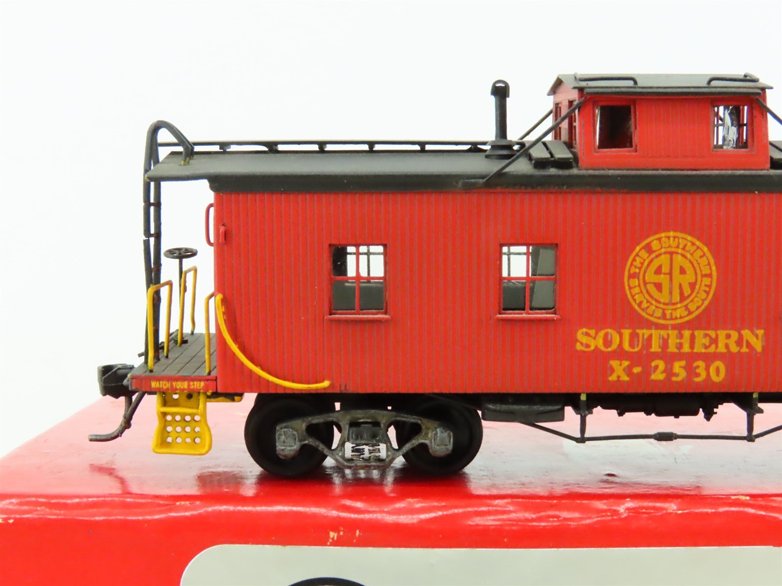 HO Scale Westside WMC BRASS SOU Southern Center Cupola Caboose #X-2530 - Custom