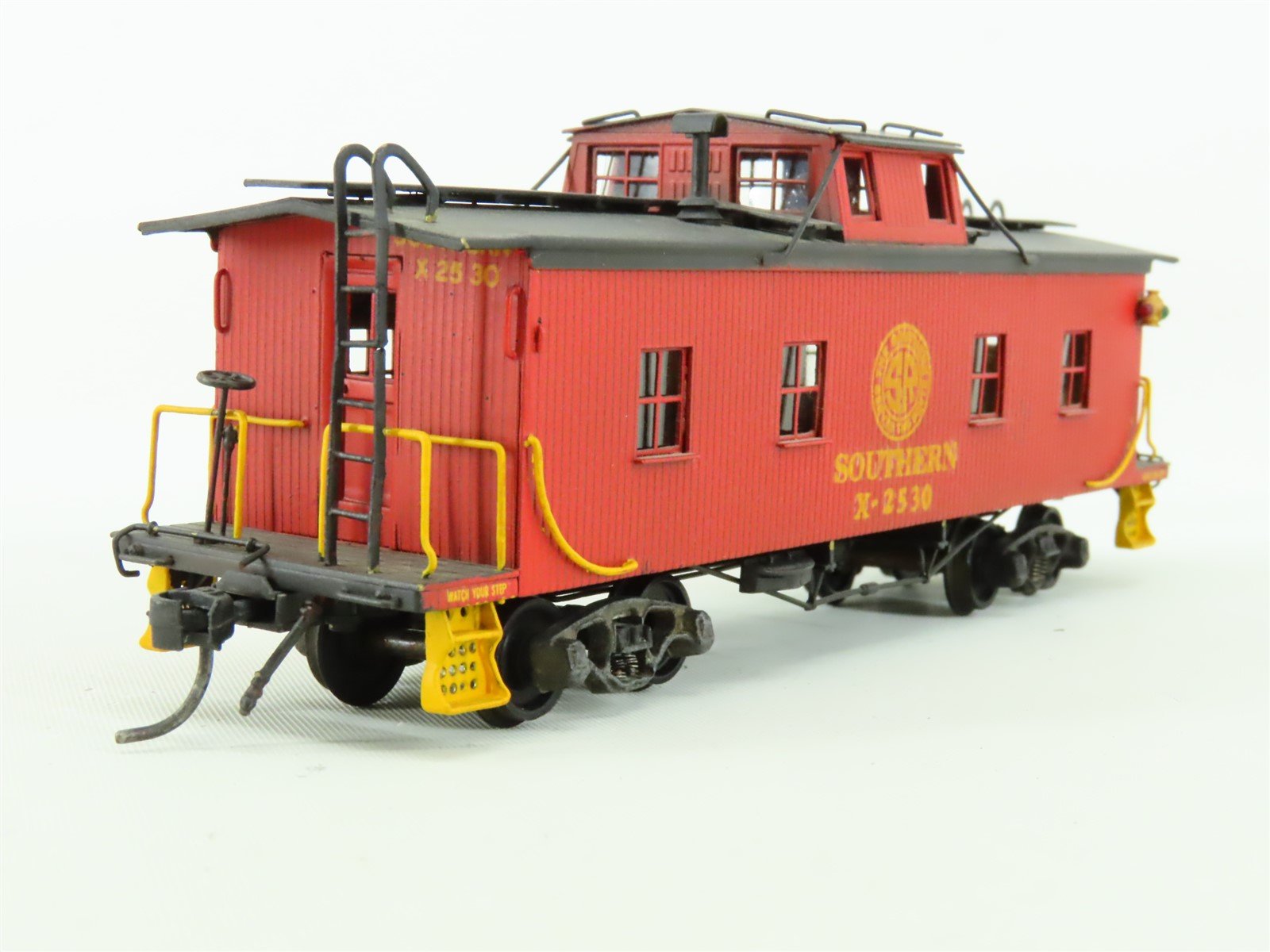 HO Scale Westside WMC BRASS SOU Southern Center Cupola Caboose #X-2530 - Custom