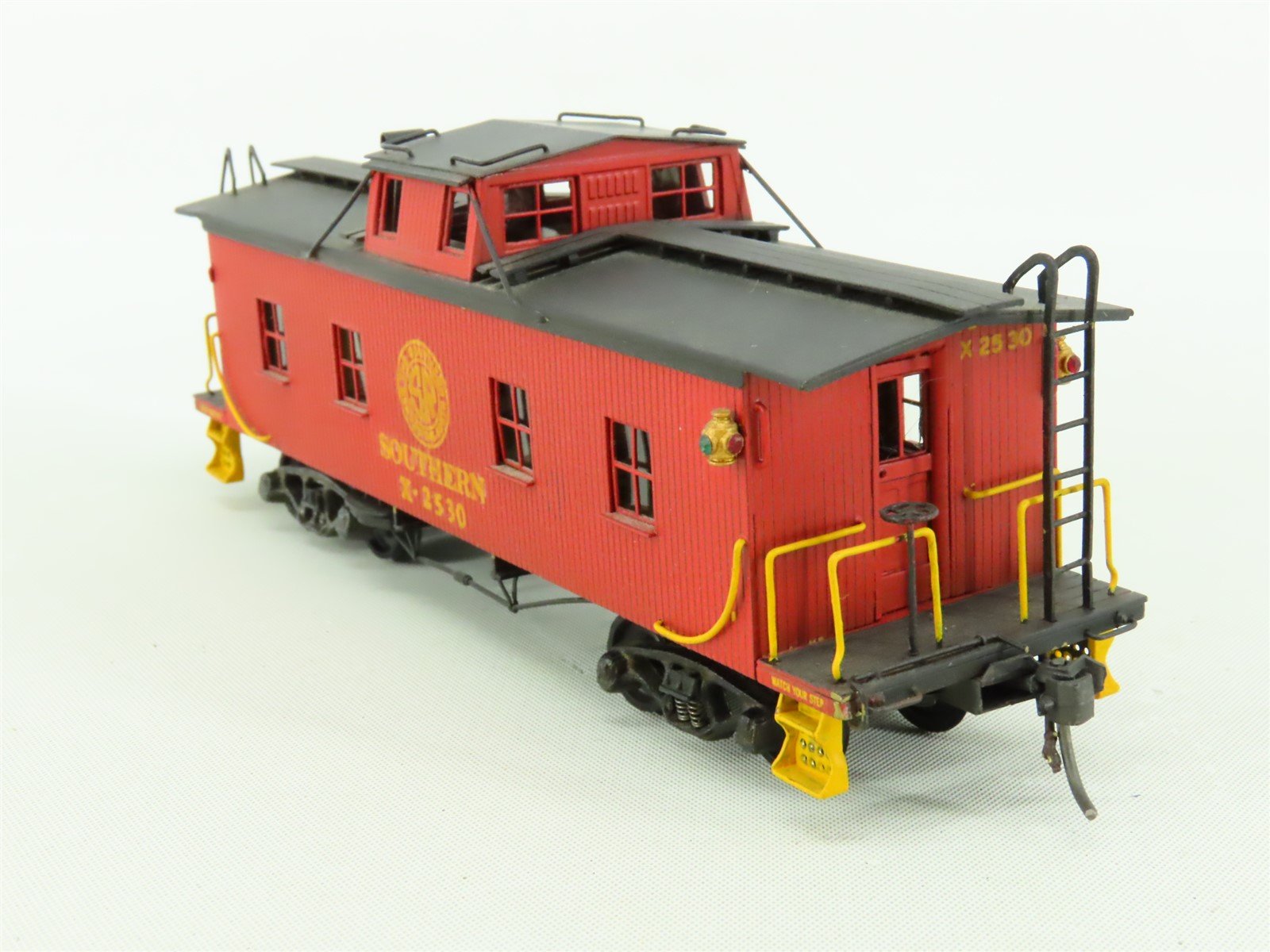 HO Scale Westside WMC BRASS SOU Southern Center Cupola Caboose #X-2530 - Custom