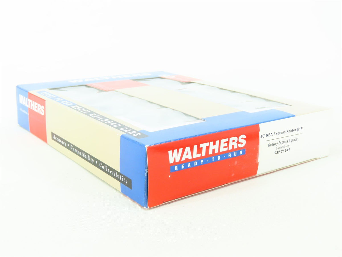 HO Scale Walthers #932-26241 REX REA Express 50&#39; Reefer 2-Pack #7453 &amp; 7528