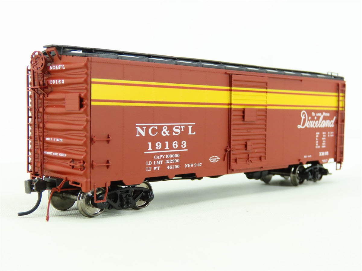 HO Branchline Blueprint Series #114223 NC&amp;StL &quot;Dixieland&quot; 40&#39; Box Car #19163