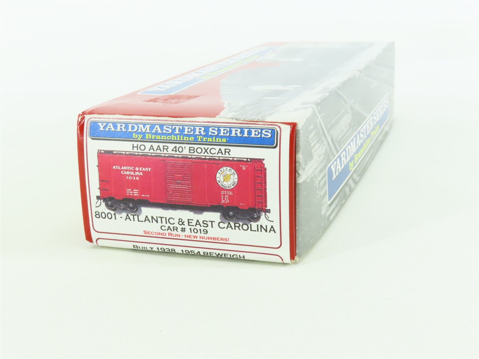 HO Branchline Yardmaster Kit #8001 Atlantic & East Carolina 40' Box Car #1019