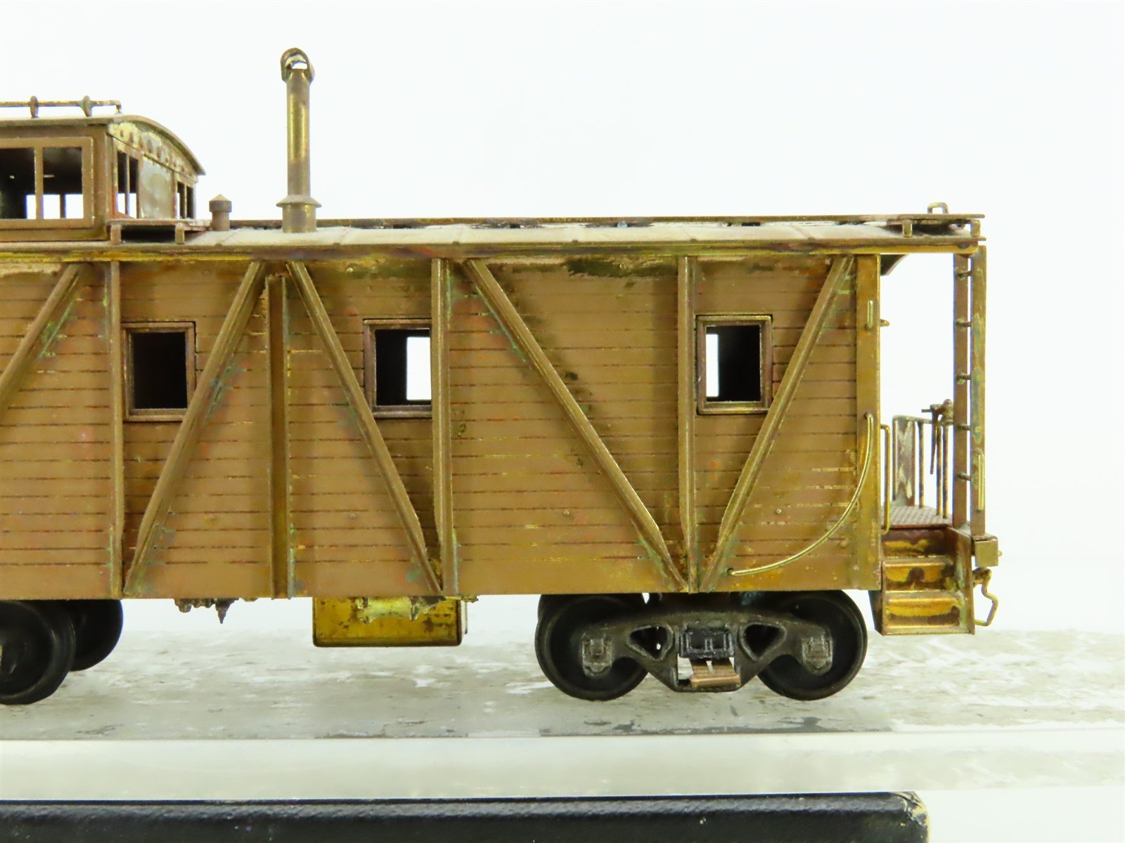 HO Hallmark Models BRASS MKT Undecorated Outside Braced Offset Cupola Caboose