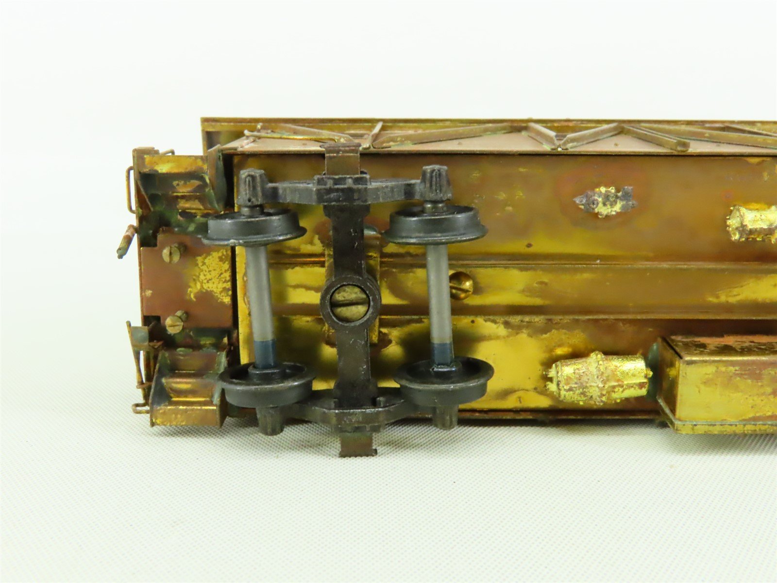 HO Hallmark Models BRASS MKT Undecorated Outside Braced Offset Cupola Caboose