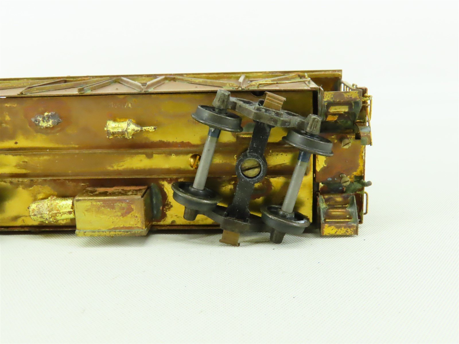 HO Hallmark Models BRASS MKT Undecorated Outside Braced Offset Cupola Caboose