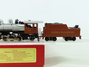 HO Scale Mantua 345-026 Sierra Railroad 2-6-6-2 Logger Steam Locomotive #38