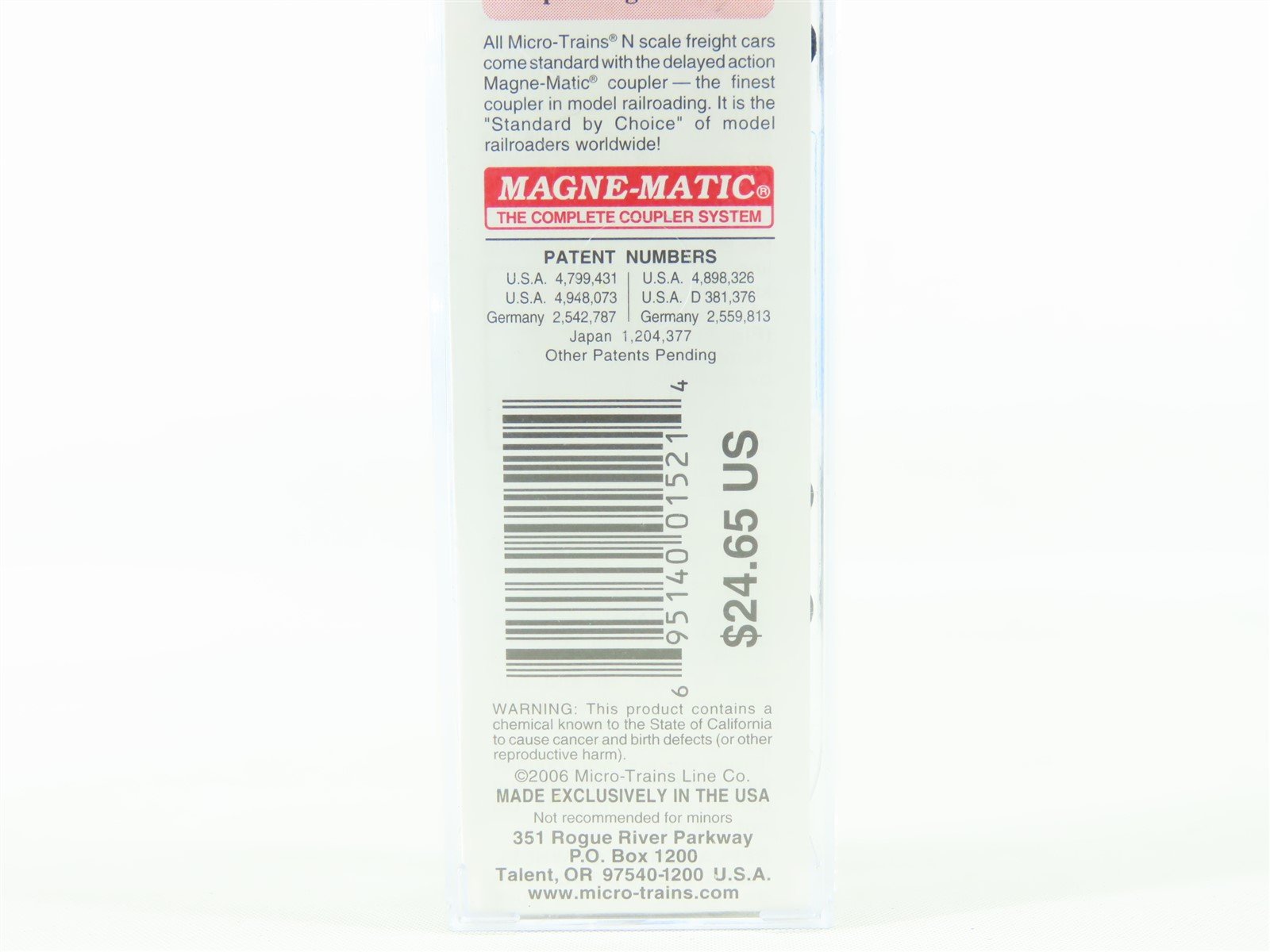 N Scale Micro-Trains MTL 09200200 RI Rock Island 2-Bay Covered Hopper #512023