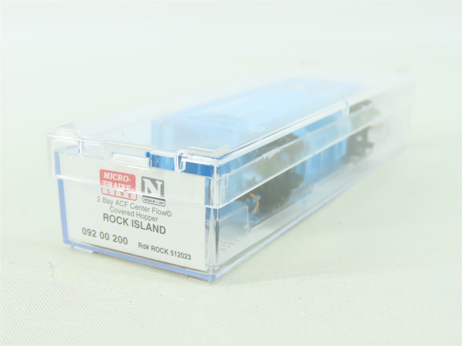 N Scale Micro-Trains MTL 09200200 RI Rock Island 2-Bay Covered Hopper #512023