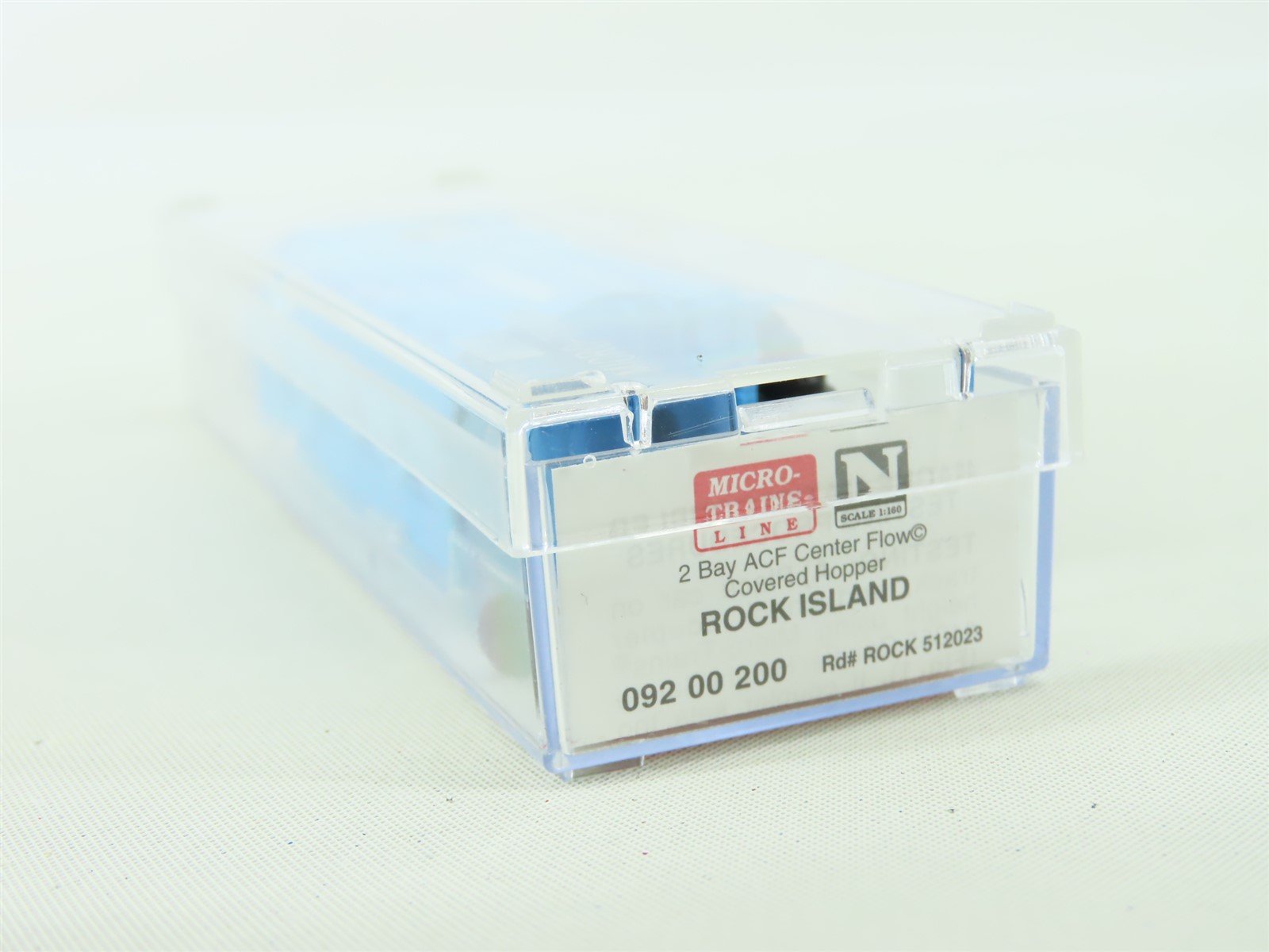 N Scale Micro-Trains MTL 09200200 RI Rock Island 2-Bay Covered Hopper #512023