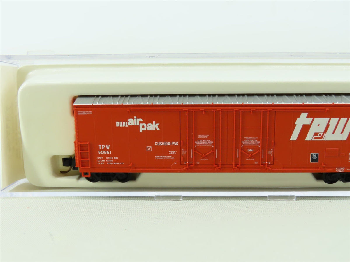 N Atlas 31121 TP&amp;W Toledo Peoria &amp; Western Evans Double Plug Door Box Car #50561