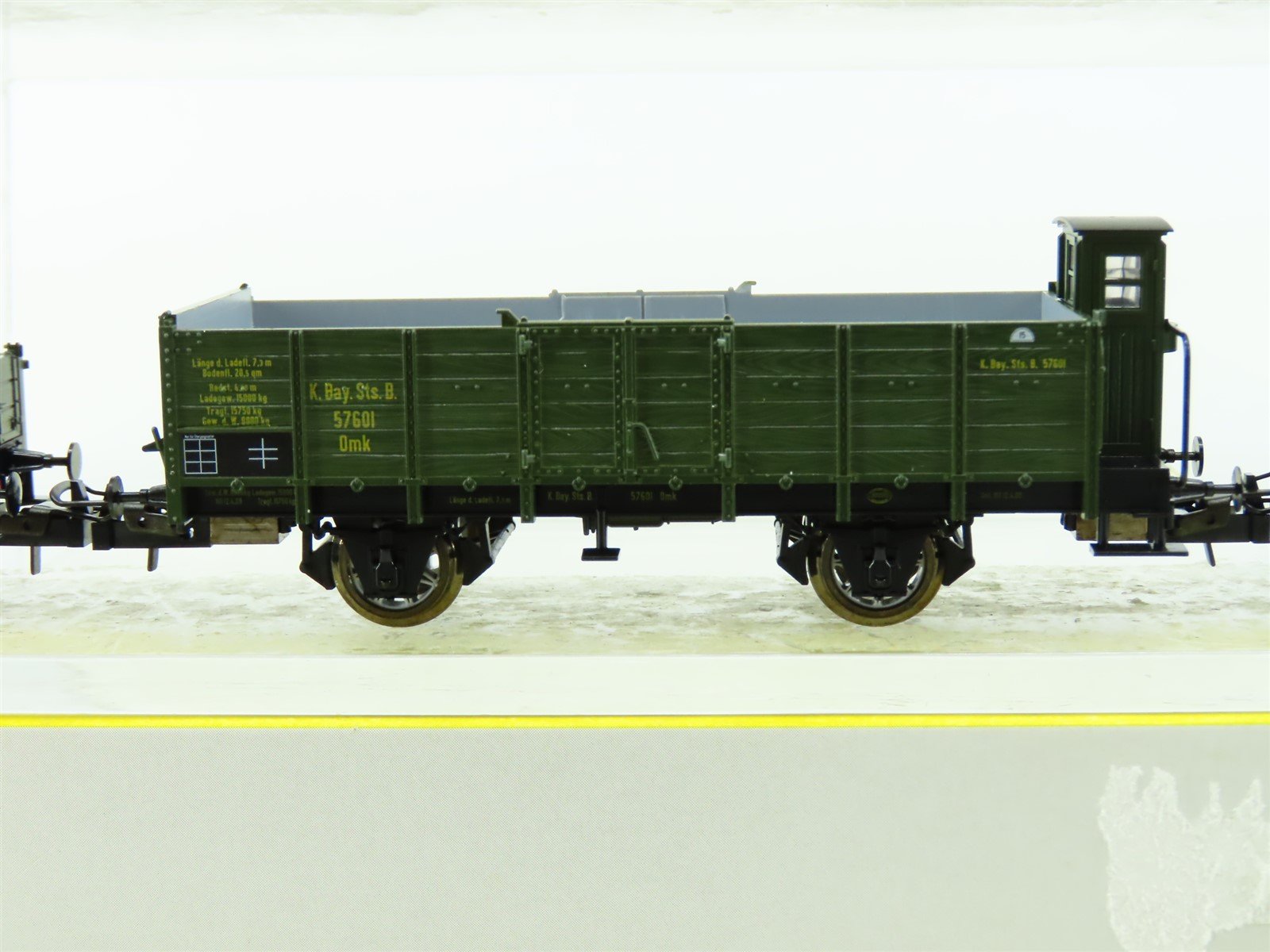 HO Scale Trix 23375 K.Bay.Sts.B. Royal Bavarian State Railways 5-Car Freight Set