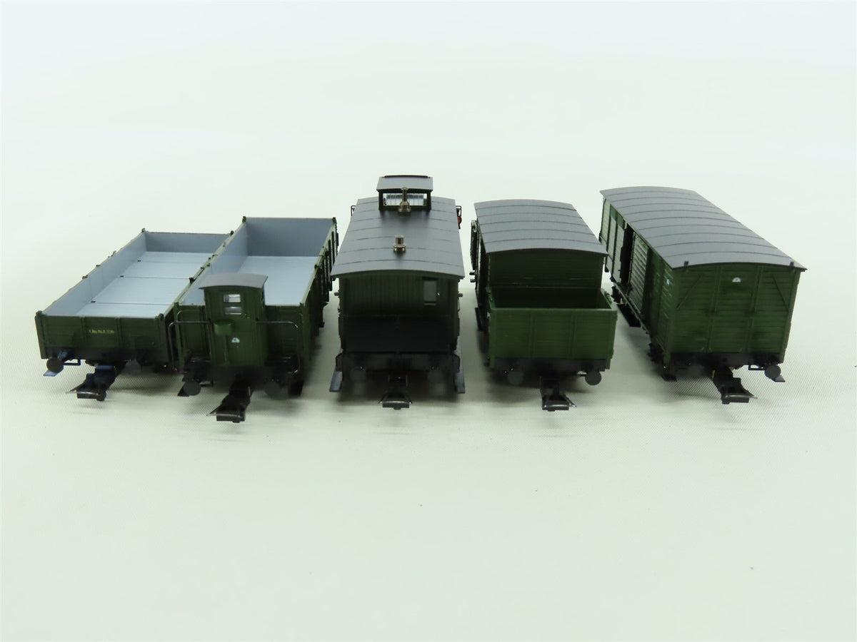 HO Scale Trix 23375 K.Bay.Sts.B. Royal Bavarian State Railways 5-Car Freight Set