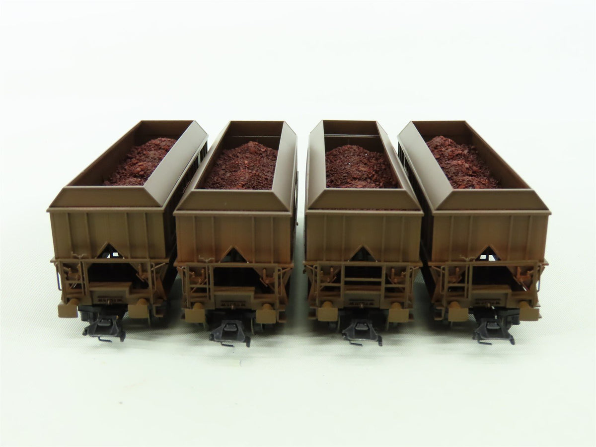 HO Trix 24003 &quot;Eisenbahn und Hafen Gmbh&quot; Ore Transport Cars w/Load 4-Unit Set