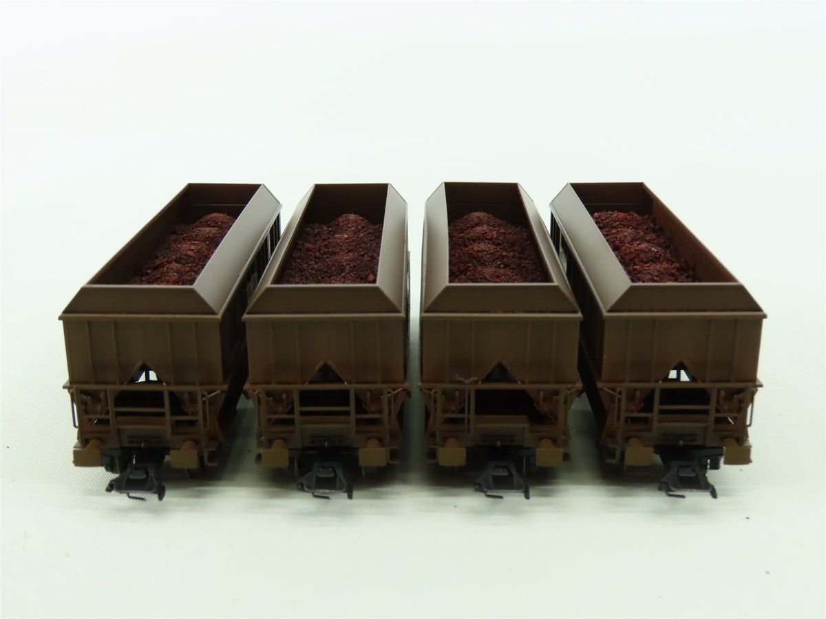 HO Trix 24003 &quot;Eisenbahn und Hafen Gmbh&quot; Ore Transport Cars w/Load 4-Unit Set