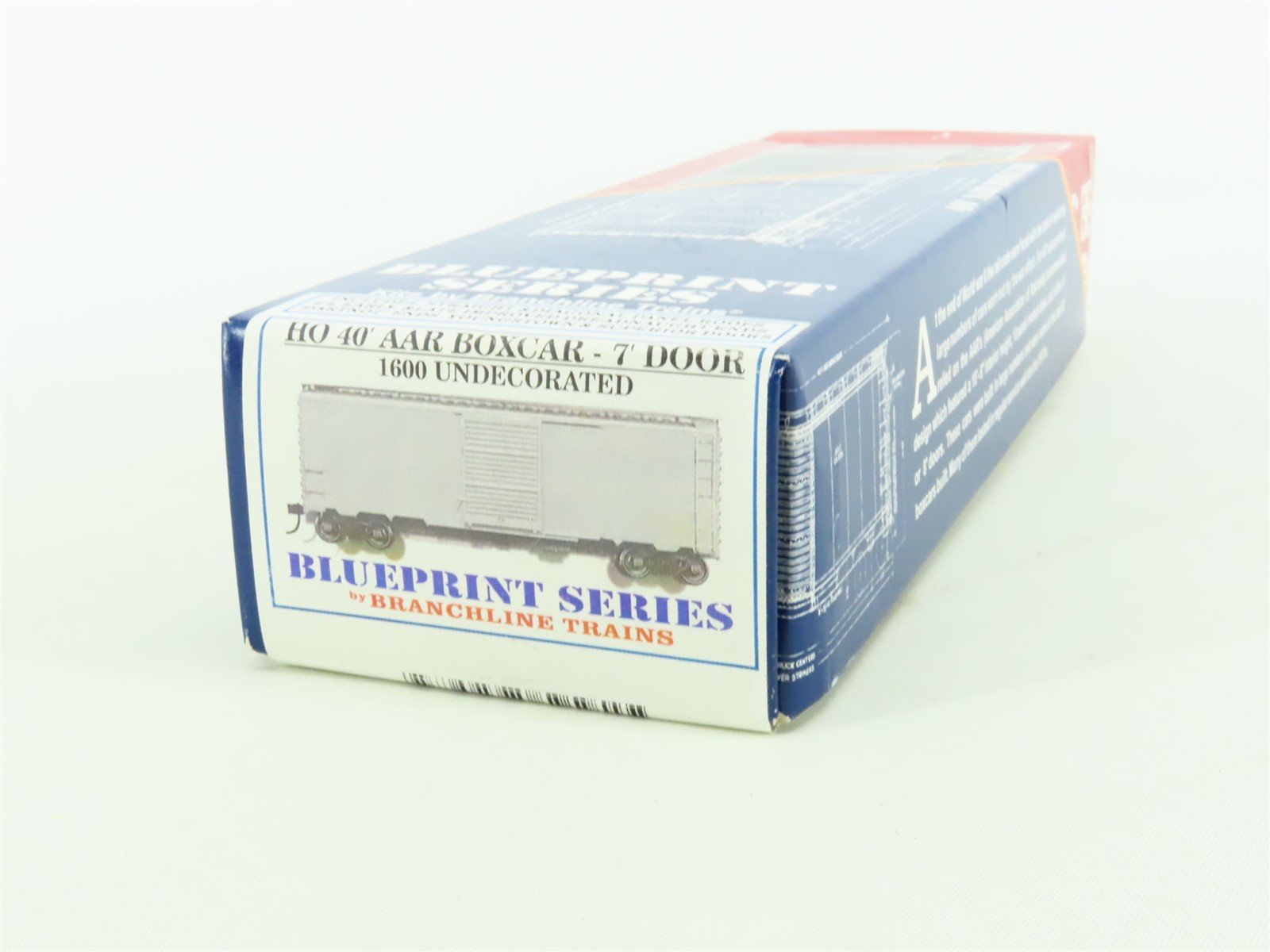 HO Scale Branchline Blueprint Kit #1600 Undecorated 40' Single Door Box Car
