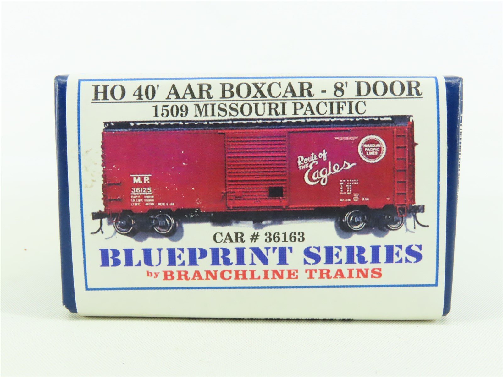 HO Branchline Blueprint Kit #1509 MP Route of the Eagles 40' Box Car #36163