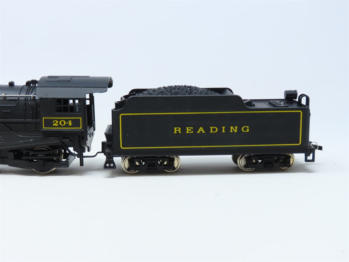 HO Scale RSO/Mehano RDG Reading 4-6-2 Steam Locomotive &amp; Tender #204