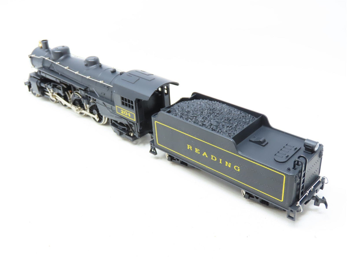 HO Scale RSO/Mehano RDG Reading 4-6-2 Steam Locomotive &amp; Tender #204