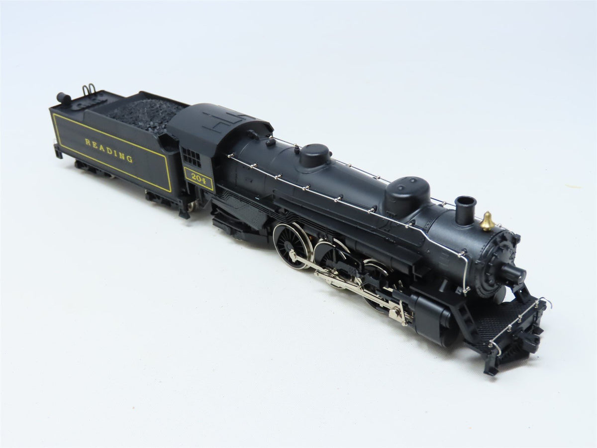 HO Scale RSO/Mehano RDG Reading 4-6-2 Steam Locomotive &amp; Tender #204