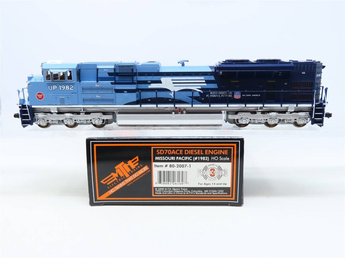 HO MTH 80-2007-1 UP MP Heritage &quot;Eagle&quot; EMD SD70ACE Diesel #1982 w/ DCC &amp; Sound