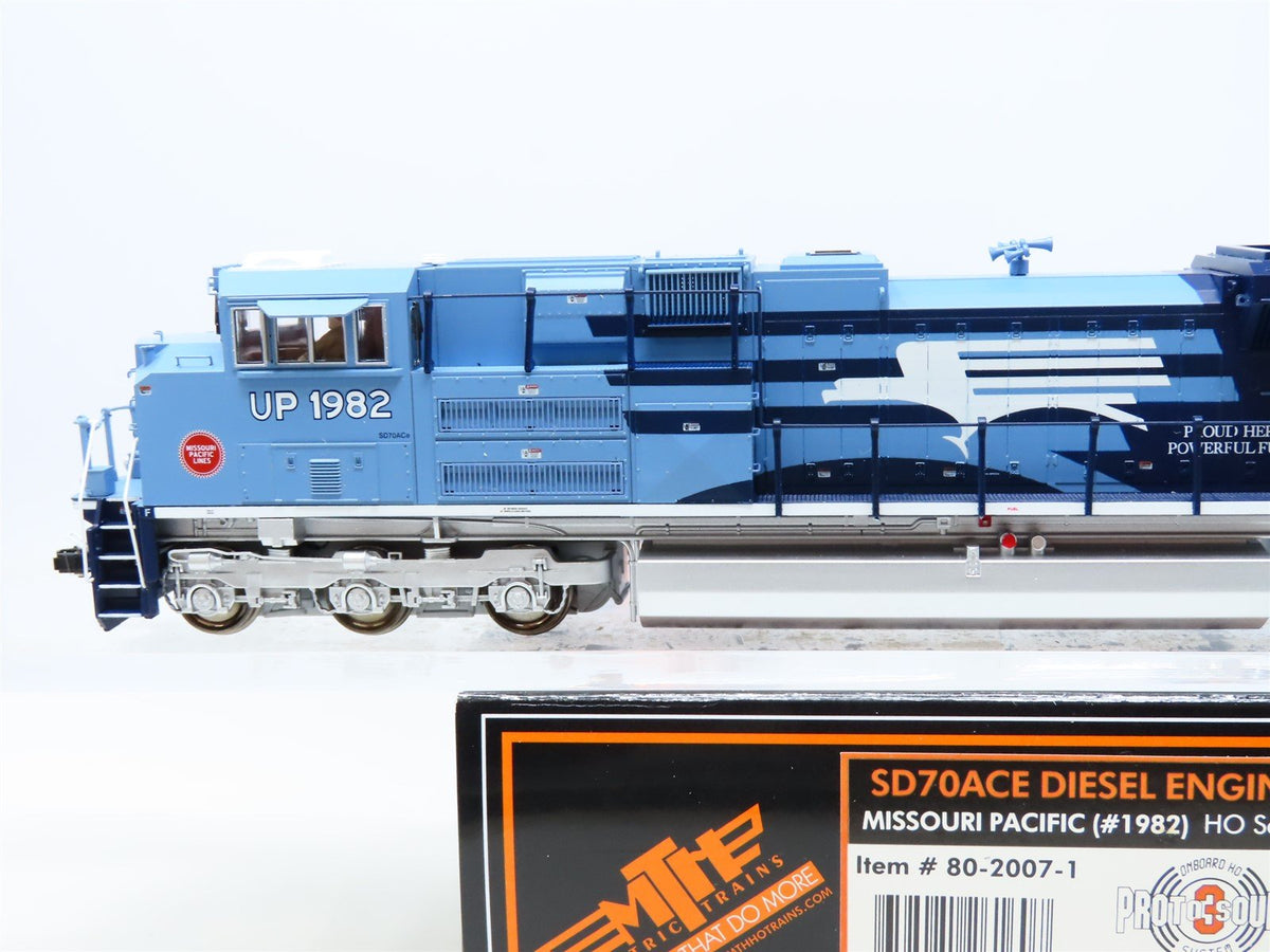 HO MTH 80-2007-1 UP MP Heritage &quot;Eagle&quot; EMD SD70ACE Diesel #1982 w/ DCC &amp; Sound