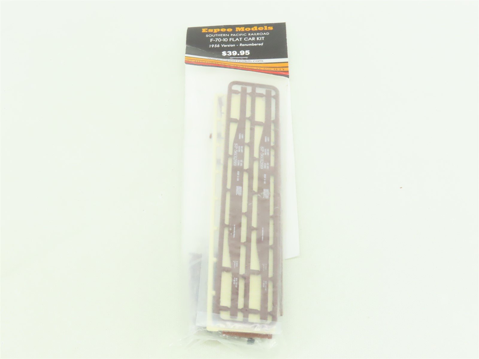 HO Scale Espee Models SPH&TS Kit SP Southern Pacific F-70-10 Flat Car #563269