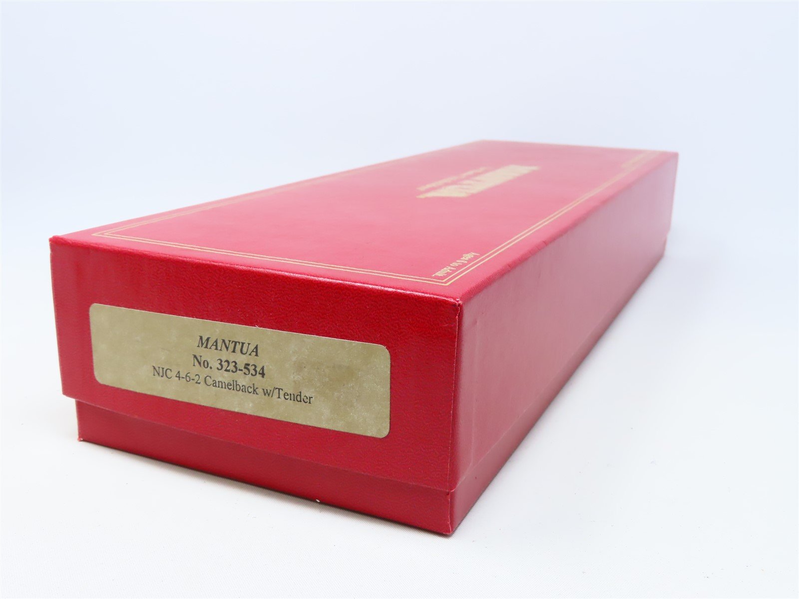 HO Scale Mantua 323-534 NJC Jersey Central 4-6-2 Camelback Steam Locomotive #810