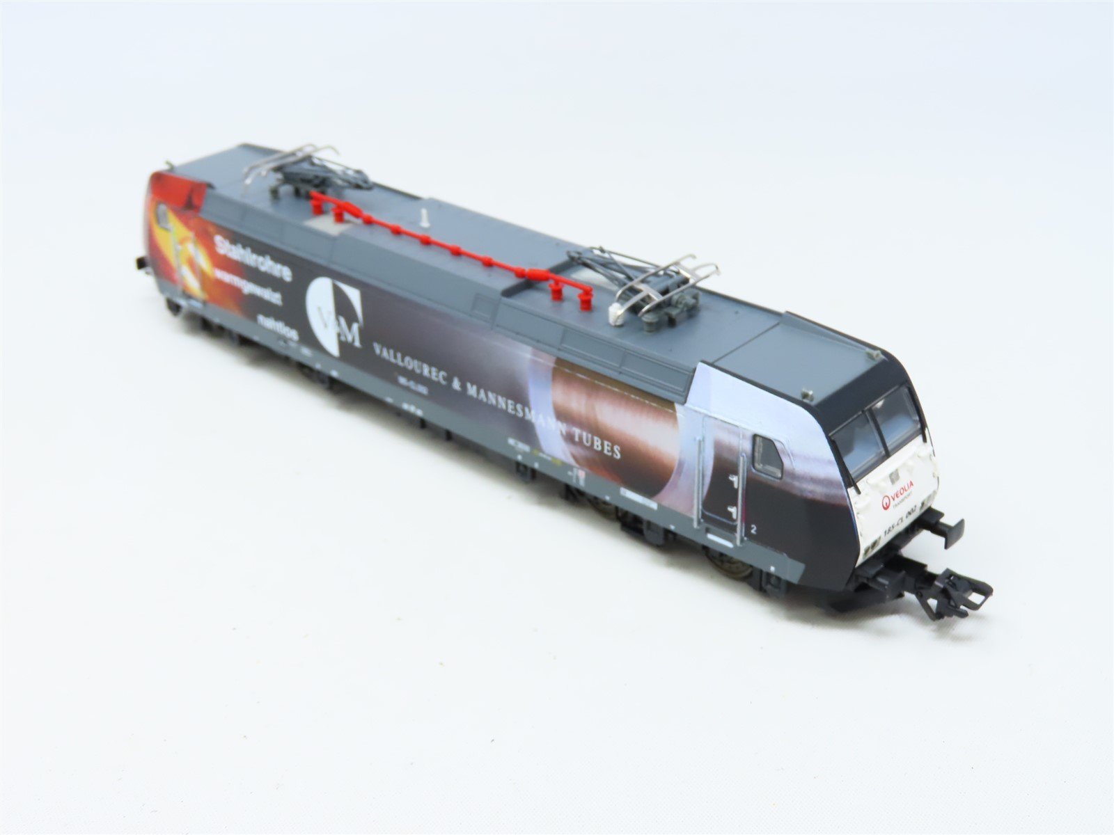 HO Scale Trix 22076 Veolia Transport Class 185 Electric Locomotive #002 w/DCC
