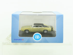 HO 1/87 Scale Oxford #87DC68002 1968 Dodge Charger - Gold/Black