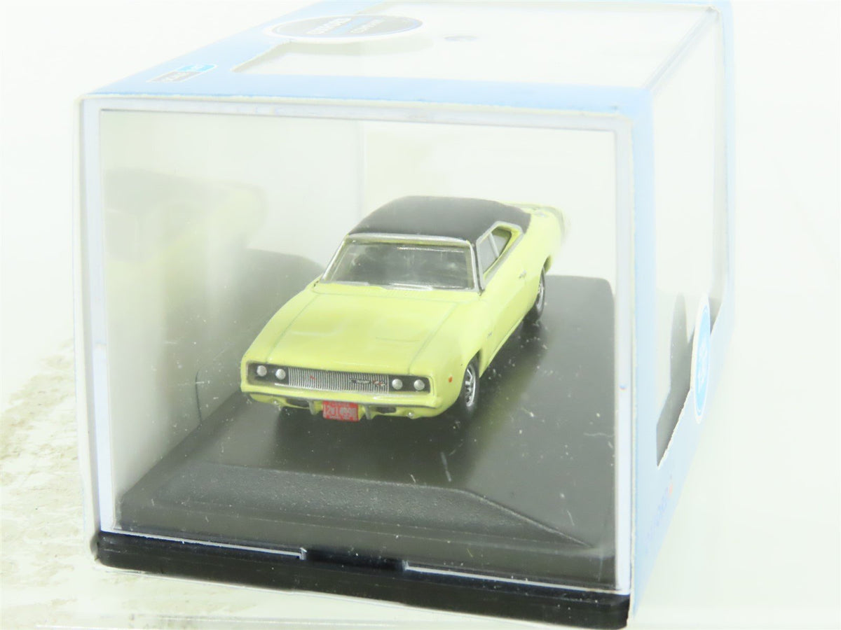 HO 1/87 Scale Oxford #87DC68004 1968 Dodge Charger - Yellow/Black