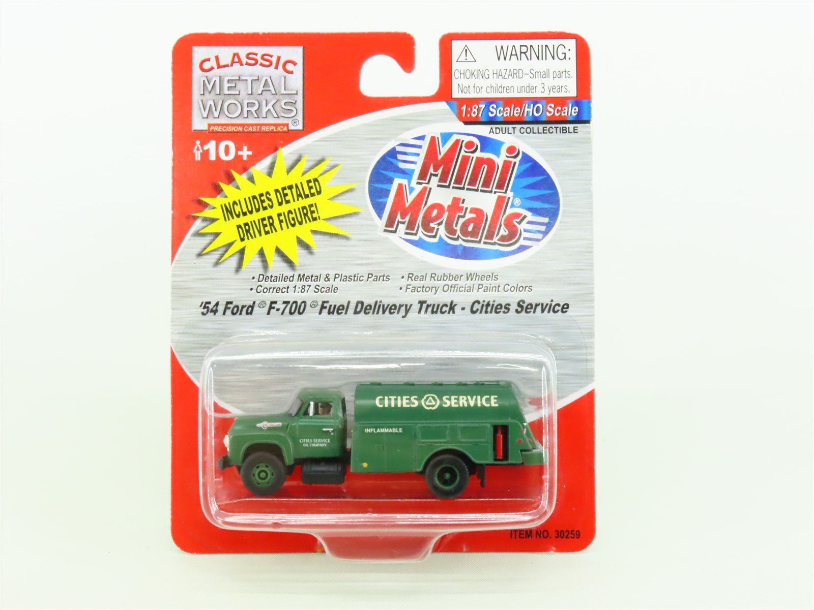 HO CMW Mini Metals #30259 Cities Service '54 Ford F-700 Fuel Delivery Truck