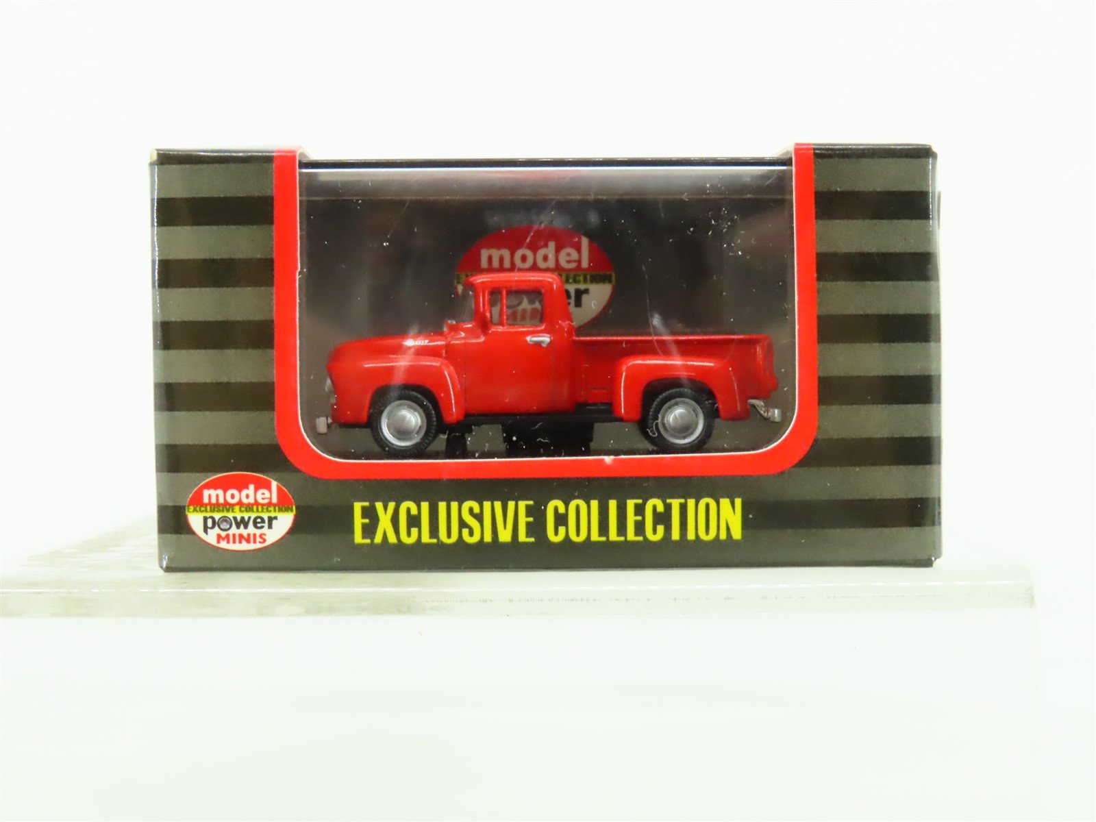 HO Scale Model Power Minis #19231 1956 Ford F-100 Pick-up Truck - Red