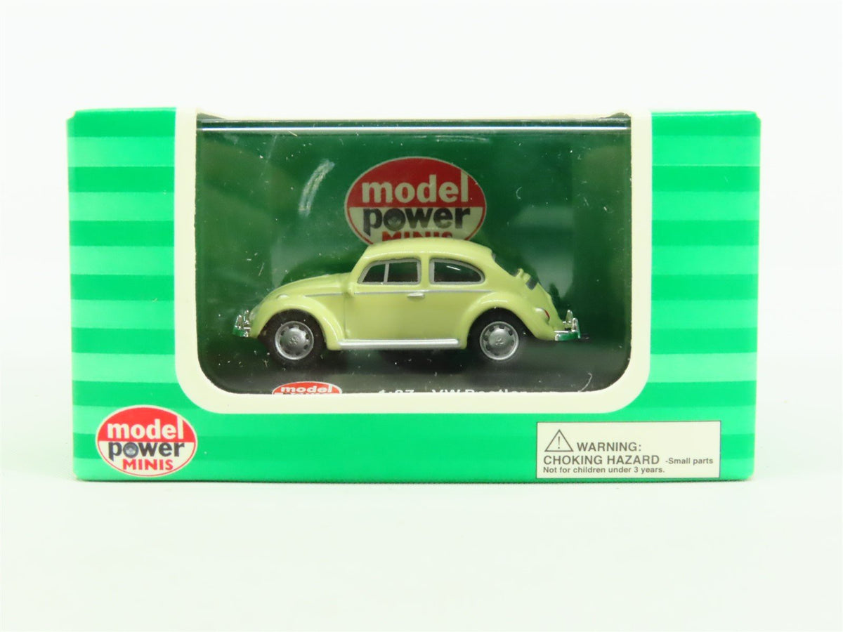 HO Scale Model Power Minis #19170 Volkswagen VW Beetle - Tan