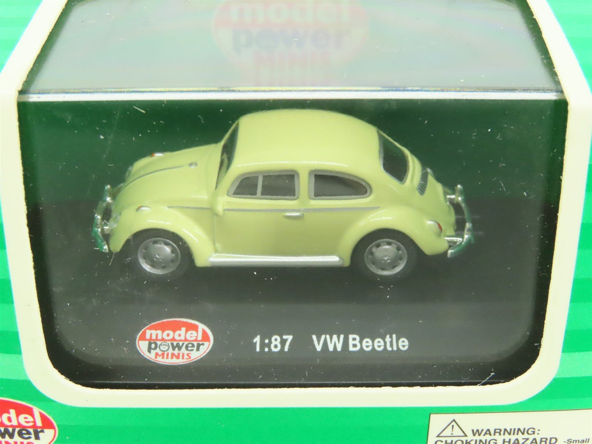 HO Scale Model Power Minis #19170 Volkswagen VW Beetle - Tan