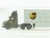 HO 1/87 Scale Trucks N' Stuff #SPT3541 UPS Volvo Day Cab w/ 2 Drop Deck Trailers