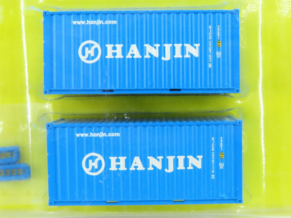 HO InterMountain A-Line #30056-02 HJCU Hanjin 20&#39; Corrugated Container 2-Pack