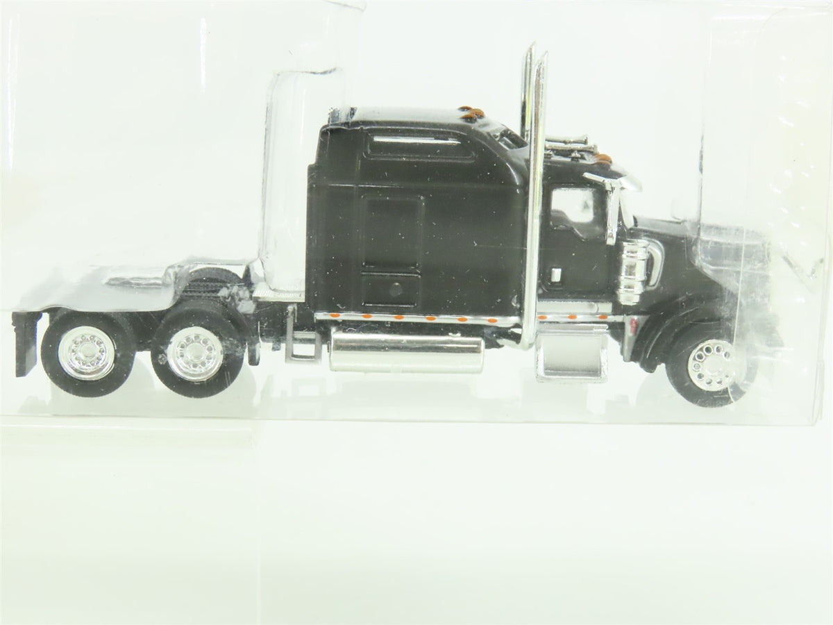 HO Scale Trucks N&#39; Stuff #410654 Kenworth W900 Sleeper Cab - Black (2-Pack)