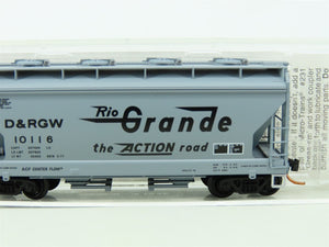 N Scale Micro-Train MTL 092 00 020 D&RGW The Action Road 2-Bay ACF Hopper #10116