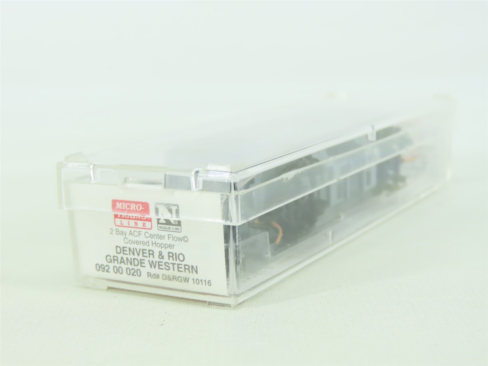 N Scale Micro-Train MTL 092 00 020 D&RGW The Action Road 2-Bay ACF Hopper #10116