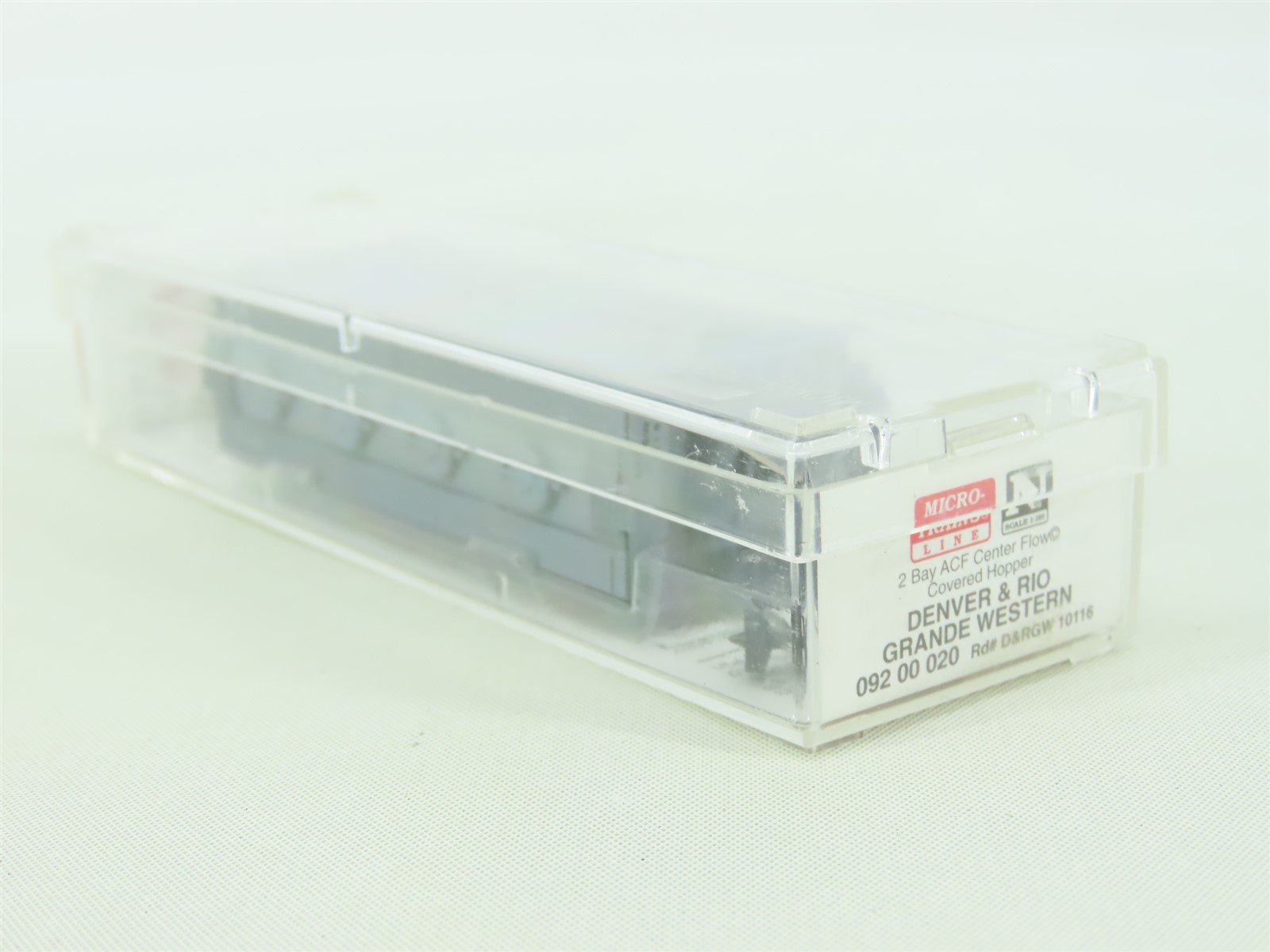 N Scale Micro-Train MTL 092 00 020 D&RGW The Action Road 2-Bay ACF Hopper #10116