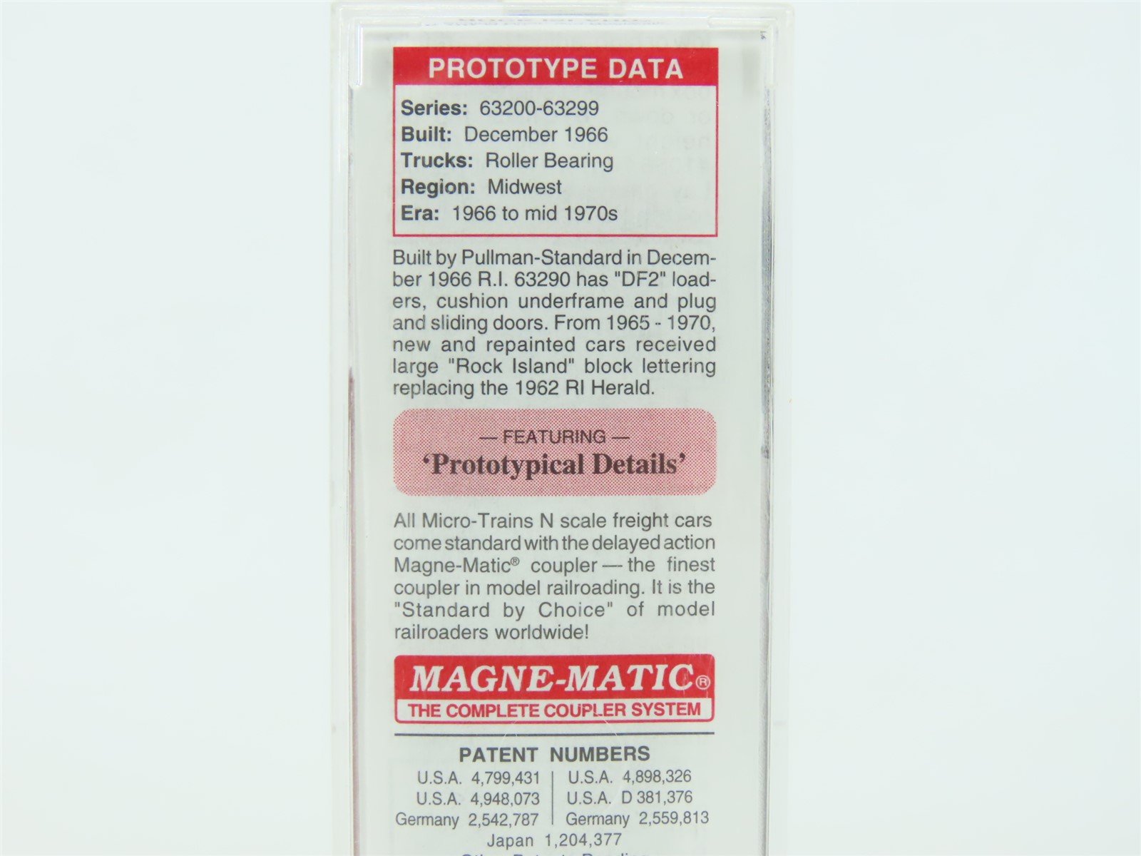 N Scale Micro-Train MTL 076 00 070 RI Rock Island 50' Box Car #63290