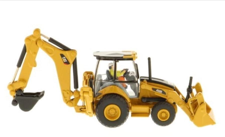 HO 1/87 Scale Diecast Masters #85263 Cat 450E Backhoe Loader