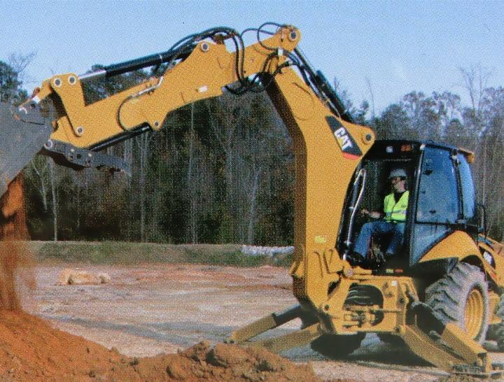 HO 1/87 Scale Diecast Masters #85263 Cat 450E Backhoe Loader