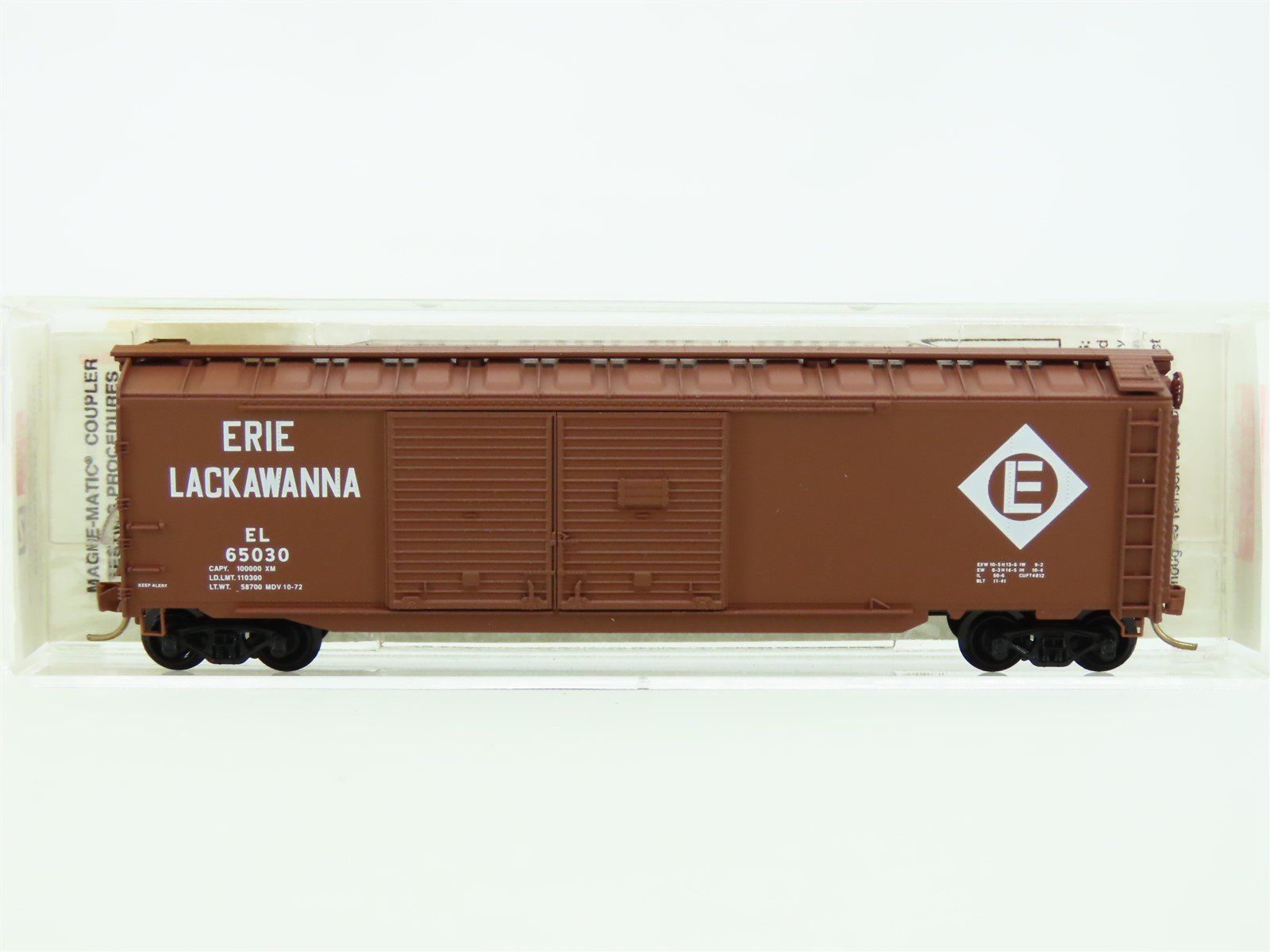 N Scale Micro-Train MTL 78050 EL Erie Lackawanna 50' Box Car #65030